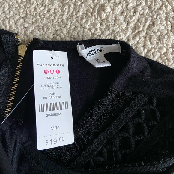 🔸 Ardene 🔸 silky black blouse - Picture 3 of 5